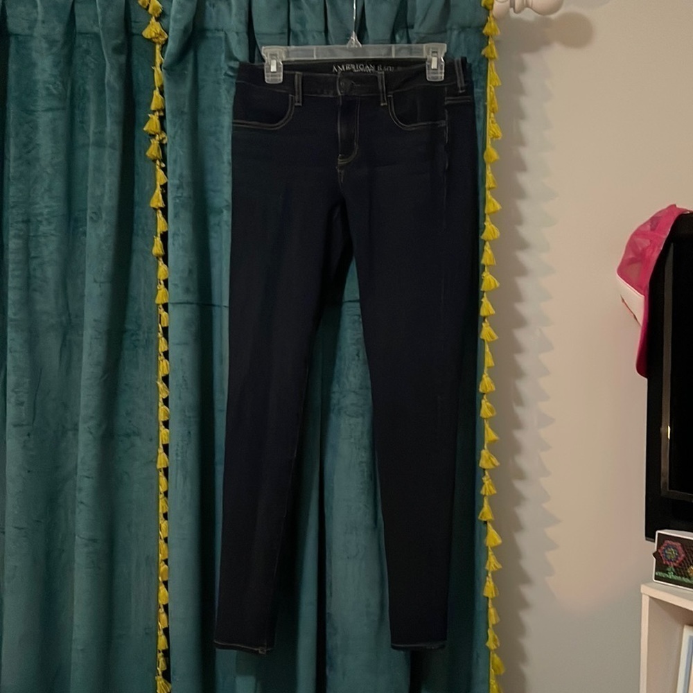 Aeo Dark solid jeggings